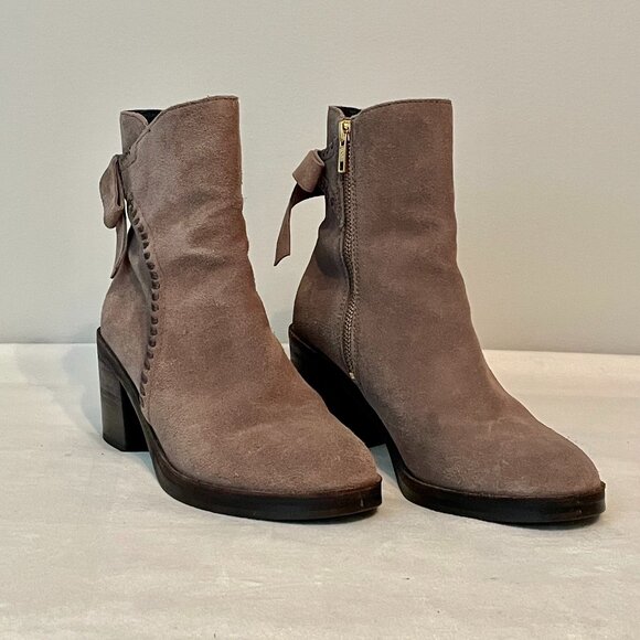 UUG Taupe Suede Ankle Boots - Picture 5 of 14